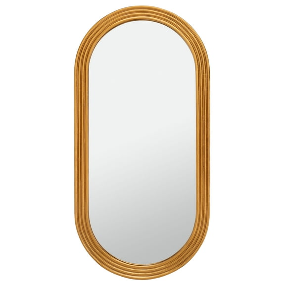 SAFAVIEH Couture Jeanelle 22" x 45" Gold Glam Leaner Mirror
