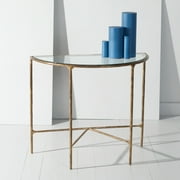 SAFAVIEH Couture Jessa Glam Metal Console Table, Brass