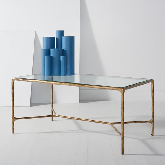 SAFAVIEH Couture Jessa Modern Metal Coffee Table, Brass