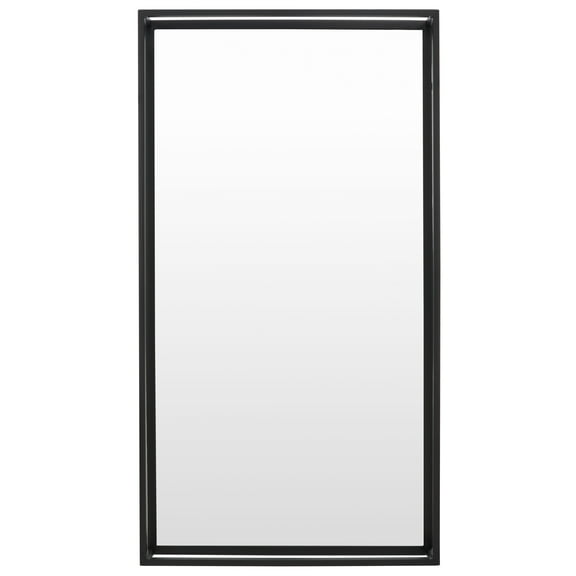SAFAVIEH Couture Kallie 26" x 48" Black Modern Leaner Mirror