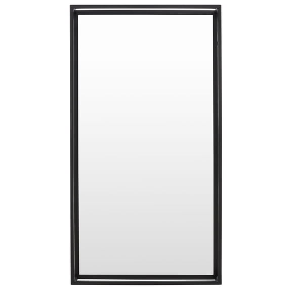 SAFAVIEH Couture Kallie 26" x 48" Black Modern Leaner Mirror