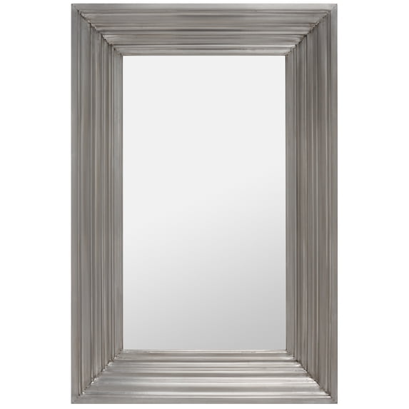SAFAVIEH Couture Kerry 36" x 54" Silver Glam Wall Mirror
