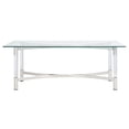 thumbnail image 1 of SAFAVIEH Couture Letty Glam Acrylic Coffee Table, Silver, 1 of 9