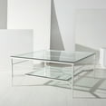 thumbnail image 1 of SAFAVIEH Couture Mieka Glam Metal Coffee Table, Silver, 1 of 12