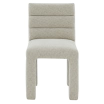 SAFAVIEH Couture Pietro Contemporary Chenille Solid Dining Side Chair, Taupe