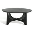 thumbnail image 1 of Safavieh Sasha Mid-Century Storage MDF, Oak Veneer Coffee Table, Black, 1 of 11
