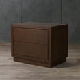 thumbnail image 1 of SAFAVIEH Couture Steve Contemporary Nightstand with 2 Drawers, Brown, 1 of 14