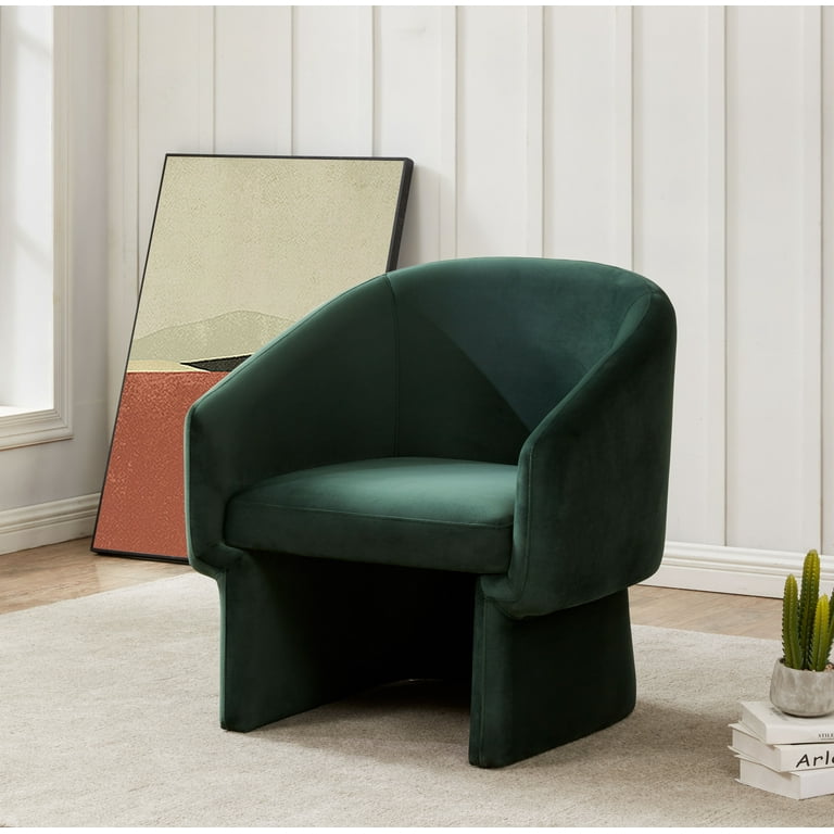 Safavieh Susie Barrel Back Accent Chair Forest Green