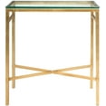thumbnail image 1 of SAFAVIEH Couture Viggo Antique Glam Glass Side Table, Antique Gold Gilt, 1 of 3