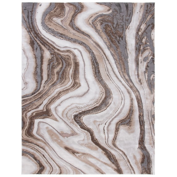 SAFAVIEH Craft Angjelko Abstract Area Rug, Gold/Grey, 11' x 15'