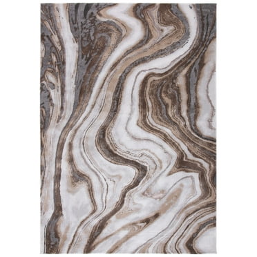 SAFAVIEH Craft Angjelko Abstract Area Rug, Gold/Grey, 5'3" x 7'6"