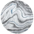 thumbnail image 1 of SAFAVIEH Craft Angjelko Abstract Area Rug, Grey/Blue, 4' x 4' Round, 1 of 9