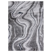 SAFAVIEH Craft Angjelko Abstract Area Rug, Grey/Blue, 4' x 6'