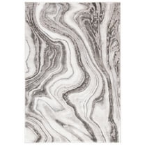 SAFAVIEH Craft Angjelko Abstract Area Rug, Grey/Silver, 2'3" x 4'