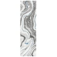 thumbnail image 1 of SAFAVIEH Craft Angjelko Abstract Runner Rug, Grey/Blue, 2'3" x 6', 1 of 9