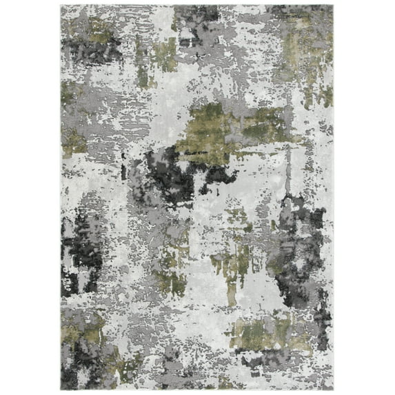 SAFAVIEH Craft Constantine Abstract Area Rug, Grey/Green, 8' x 10'