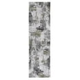 thumbnail image 1 of SAFAVIEH Craft Constantine Abstract Runner Rug, Grey/Green, 2'3" x 12', 1 of 8