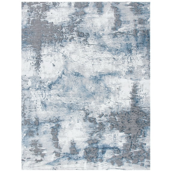 SAFAVIEH Craft Damjan Abstract Area Rug, 9' x 12', Blue/Grey