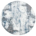 thumbnail image 1 of SAFAVIEH Craft Damjan Abstract Area Rug, Blue/Grey, 4' x 4' Round, 1 of 8