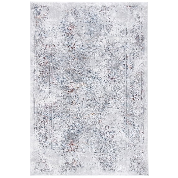 SAFAVIEH Craft Dewayne Abstract Area Rug, 5'5" x 7'7", Grey/Blue
