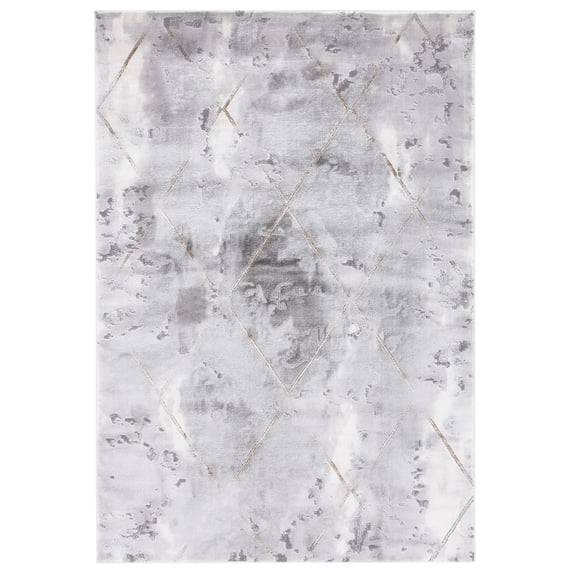 SAFAVIEH Craft Diego Abstract Area Rug, 6'7" x 9', Grey/Gold
