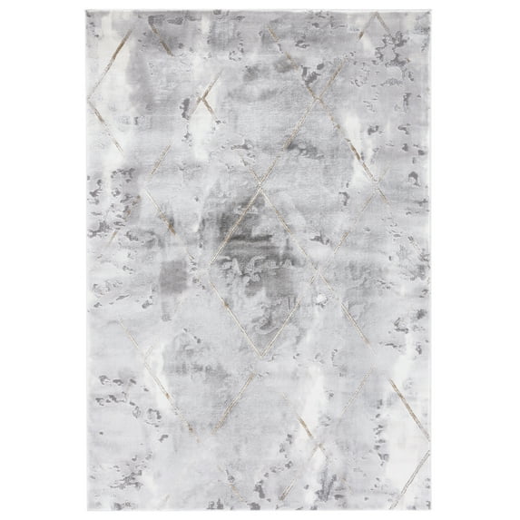 SAFAVIEH Craft Diego Abstract Area Rug, 8' x 10', Grey/Gold