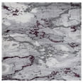 thumbnail image 1 of SAFAVIEH Craft Elouise Abstract Area Rug, 6'7" x 6'7" Square, Grey/Wine, 1 of 8