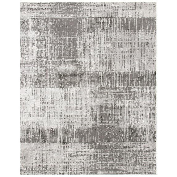 SAFAVIEH Craft Emmet Faded Abstract Area Rug, Grey/Dark Grey, 12' x 15'