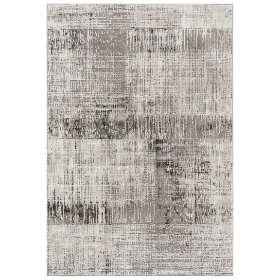 SAFAVIEH Craft Emmet Abstract Area Rug, Grey/Dark Grey, 2'3" x 4'