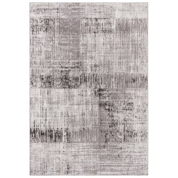 SAFAVIEH Craft Emmet Abstract Area Rug, Grey/Dark Grey, 2'3" x 4'
