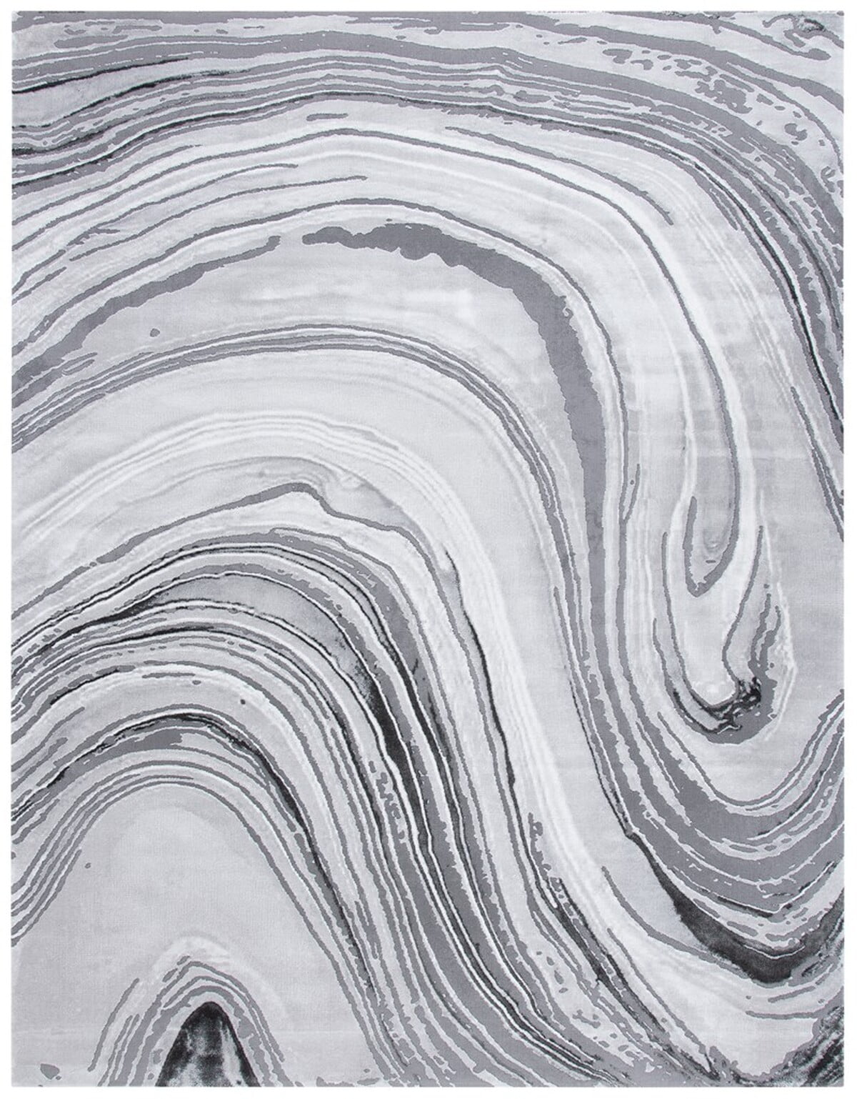 SAFAVIEH Craft Floella Abstract Area Rug, 9' x 12', Light Grey/Grey
