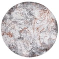 thumbnail image 1 of SAFAVIEH Craft Kaelee Abstract Area Rug, 6'7" x 6'7" Round, Grey/Orange, 1 of 8