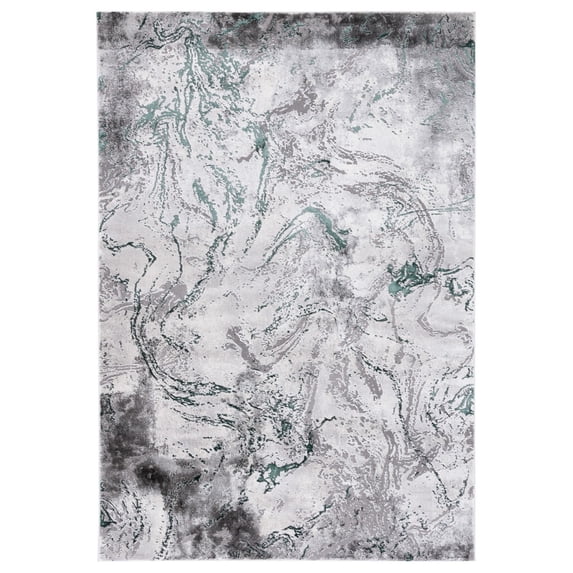 SAFAVIEH Craft Kaelee Abstract Area Rug, 8' x 10', Grey/Green