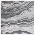 thumbnail image 1 of SAFAVIEH Craft Lyall Abstract Area Rug, 6'7" x 6'7" Square, Grey/Dark Grey, 1 of 8
