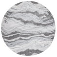 thumbnail image 1 of SAFAVIEH Craft Lyall Abstract Area Rug, Grey/Dark Grey, 6'7" x 6'7" Round, 1 of 8