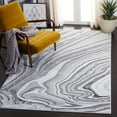 thumbnail image 1 of SAFAVIEH Craft Millse Abstract Swirls Area Rug, Light Grey/Grey, 5'3" x 7'6", 1 of 10