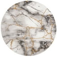 thumbnail image 1 of SAFAVIEH Craft Paul Abstract Area Rug, Grey/Gold, 8' x 8' Round, 1 of 9
