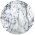 thumbnail image 1 of SAFAVIEH Craft Paul Abstract Area Rug, Ivory Grey/Blue, 5'3" x 5'3" Round, 1 of 10