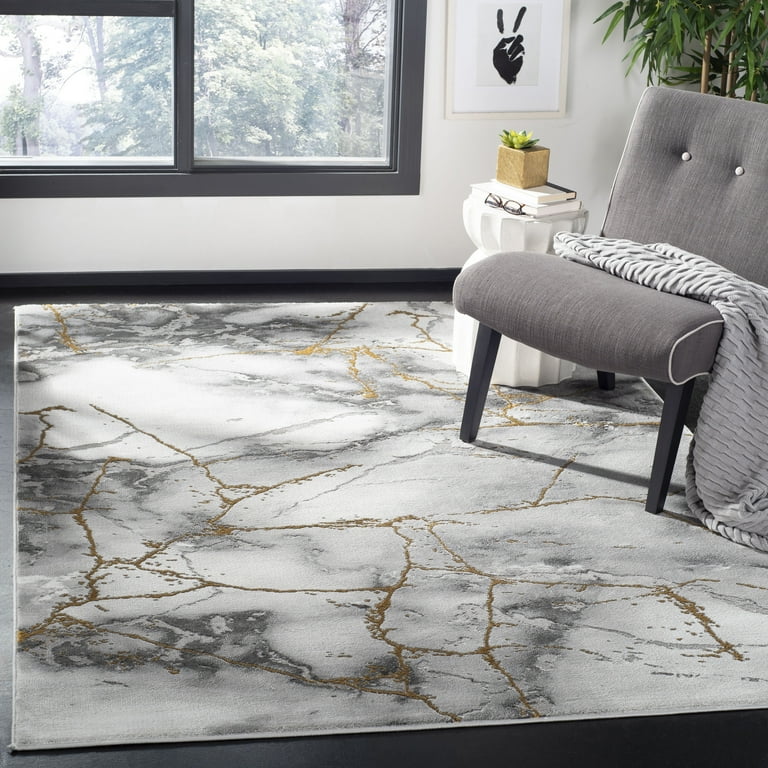 Nourison Contour 3 x 5 Silver Indoor Abstract Mid-Century Modern Handcrafted Area Rug Nourison Contour 3 x 5 Silver Indoor Abstract Mid-Century Modern Handcrafted Area Rug