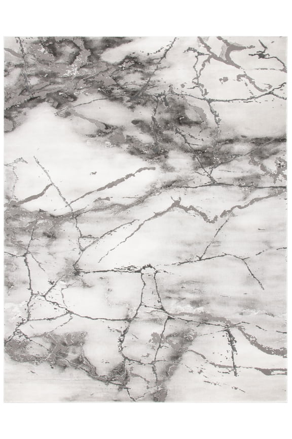 Craft Paul Abstract Area Rug, Grey/Silver, 9' x 12'