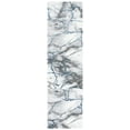 thumbnail image 1 of SAFAVIEH Craft Paul Abstract Runner Rug, Ivory Grey/Blue, 2'3" x 10', 1 of 10
