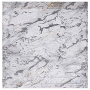 SAFAVIEH Craft Sharlene Abstract Area Rug, 67" x 67" Square, Grey/Gold