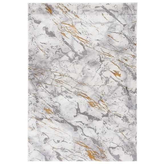 SAFAVIEH Craft Sharlene Abstract Area Rug, 9' x 12', Grey/Gold