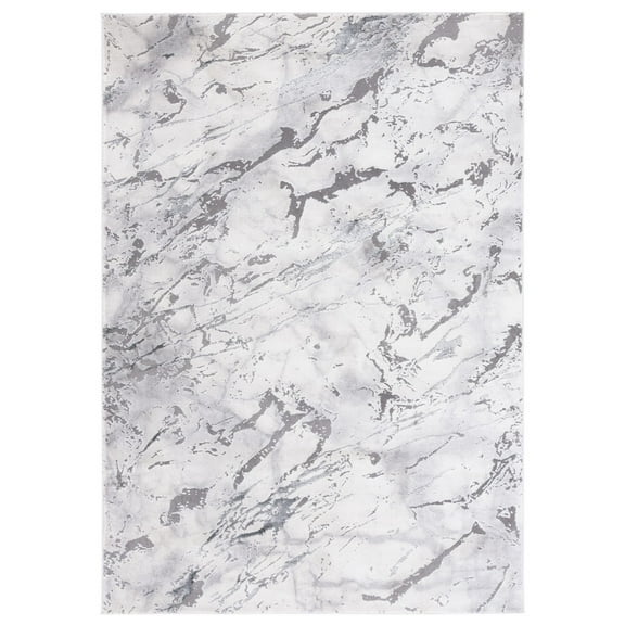 SAFAVIEH Craft Sharlene Abstract Area Rug, Grey/Dark Grey, 2'7" x 5'