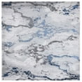 thumbnail image 1 of SAFAVIEH Craft Shevon Abstract Area Rug, 6'7" x 6'7" Square, Grey/Blue, 1 of 8