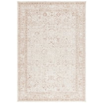 SAFAVIEH Crescent Damian Medallion Polyester Area Rug, Ivory/Beige, 8' x 10'