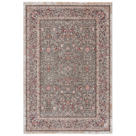 SAFAVIEH Crimson Codie Distressed Area Rug, Beige/Brown, 4' x 6'