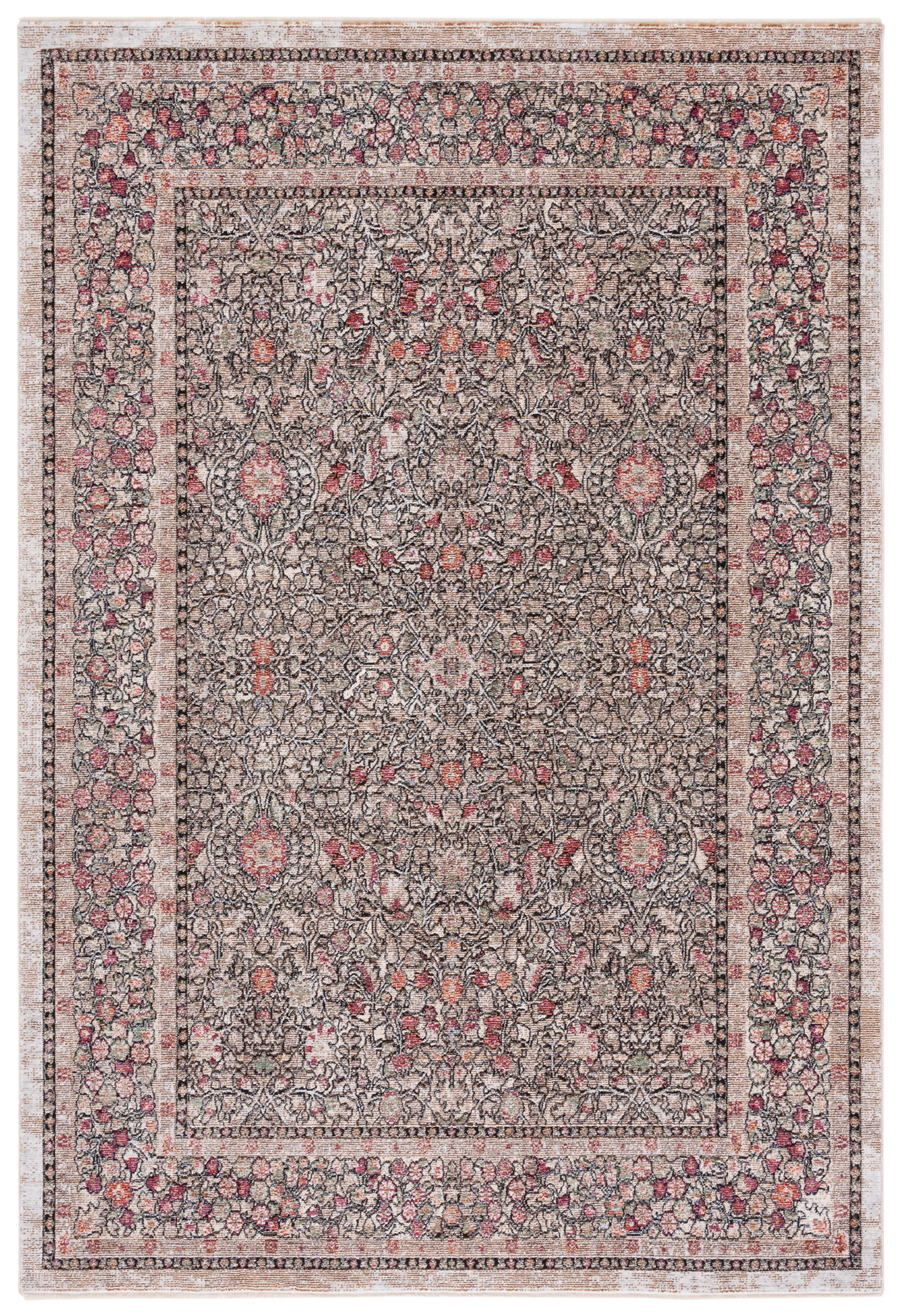 SAFAVIEH Crimson Codie Distressed Area Rug, Beige/Brown, 5' x 7'