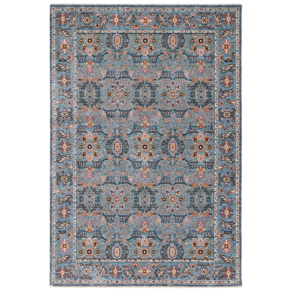 SAFAVIEH Crimson Nicole Distressed Area Rug, Blue/Black, 6' x 9'