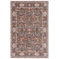 SAFAVIEH Crimson Selina Distressed Area Rug, Beige/Blue, 5' x 7'